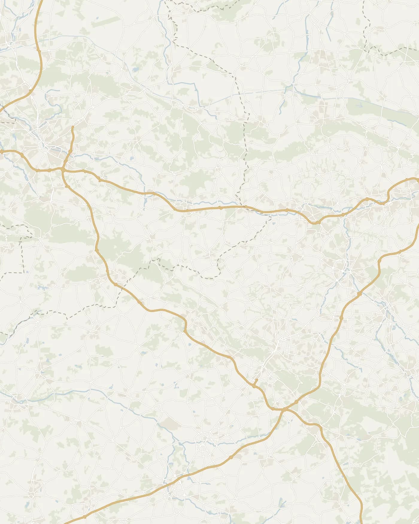 Karte der Region rund um unser Büro in Espelkamp