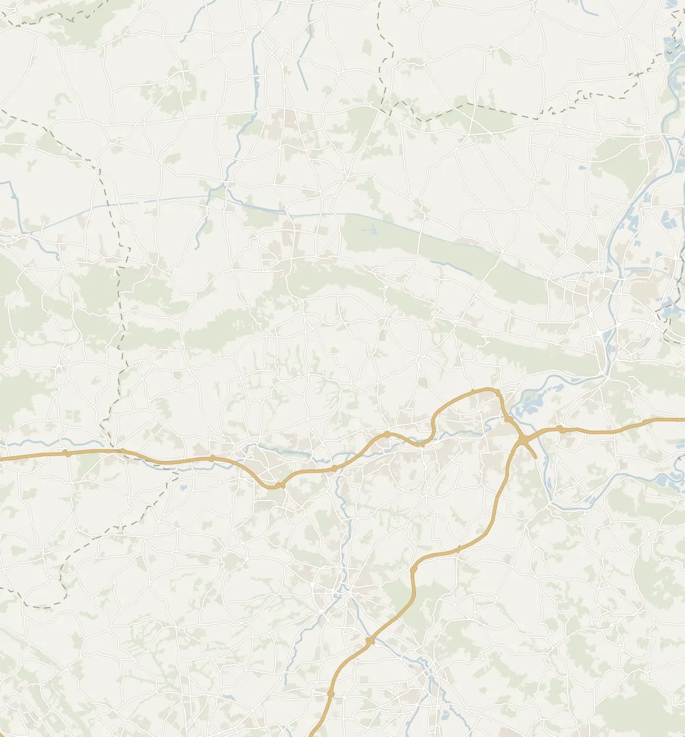 Karte der Region rund um unser Büro in Espelkamp