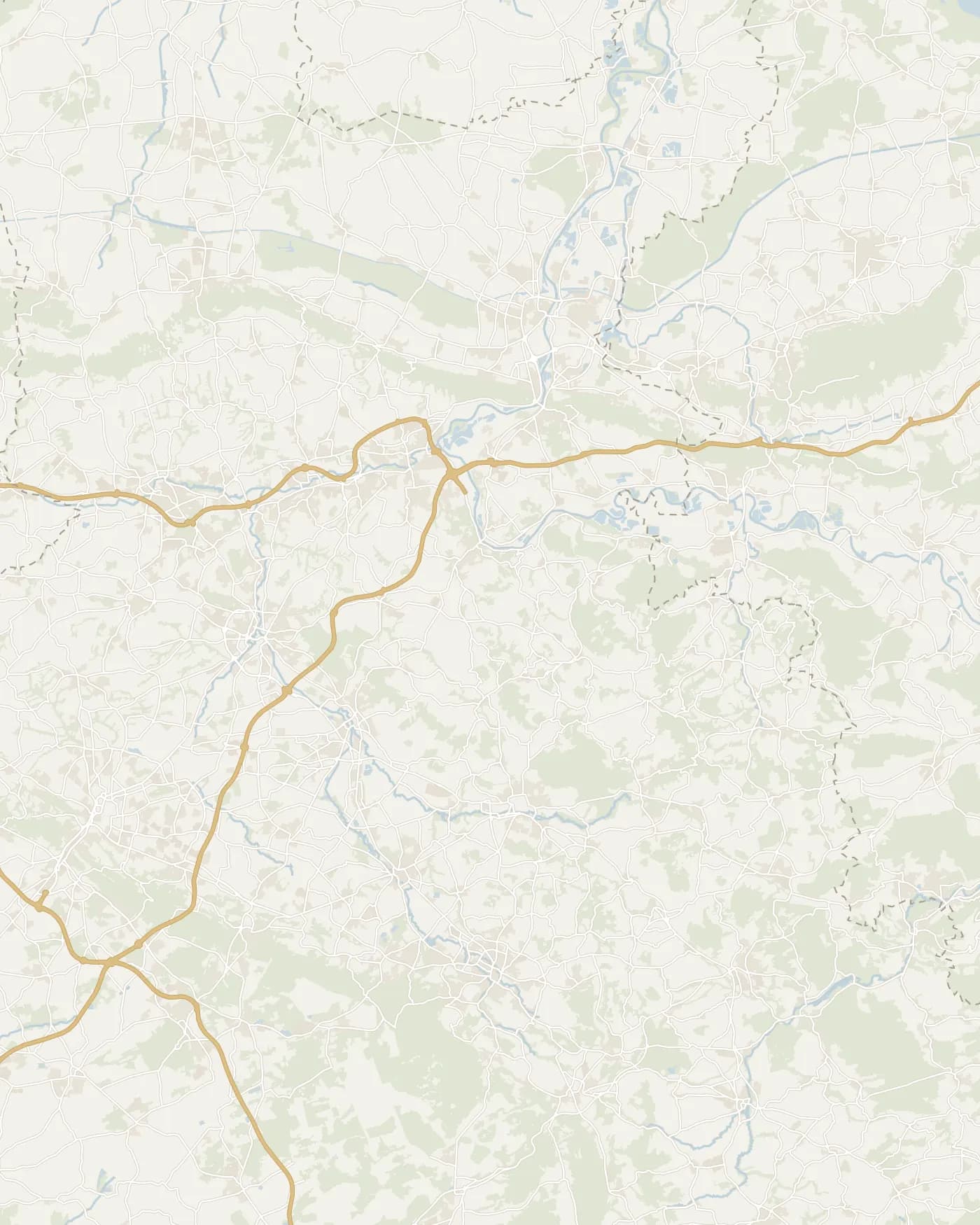 Karte der Region rund um unser Büro in Espelkamp